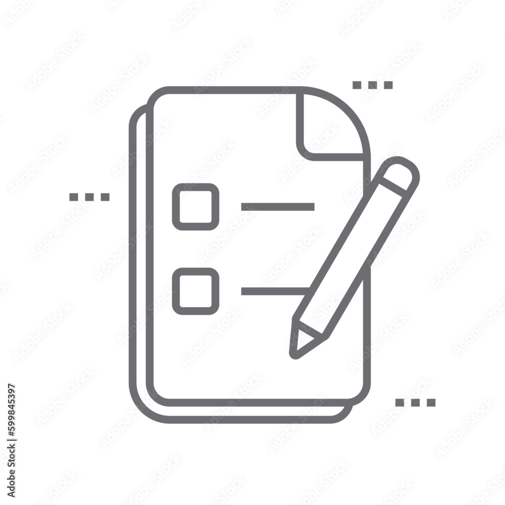 Assess crisis management icon with black outline style. growth, background, process, consultant, verify, banking, service. Vector Illustration Assess crisis management icon with black outline style. growth, background, process, consultant, verify, banking, service. Vector Illustration