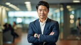 Successfull Asian Businessman Portrait