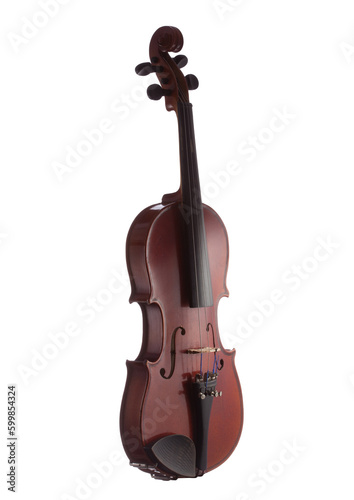 violin isolated on white