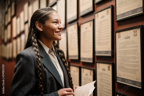 Successful Native American Businesswoman Portrait