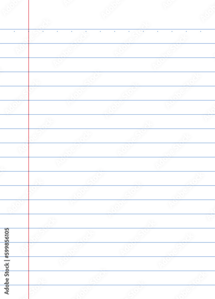 Notebook paper background. Lined notebook paper Notebook paper background. Lined notebook paper