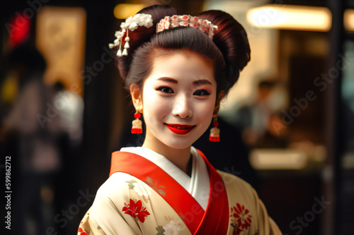 日本の京都の舞妓