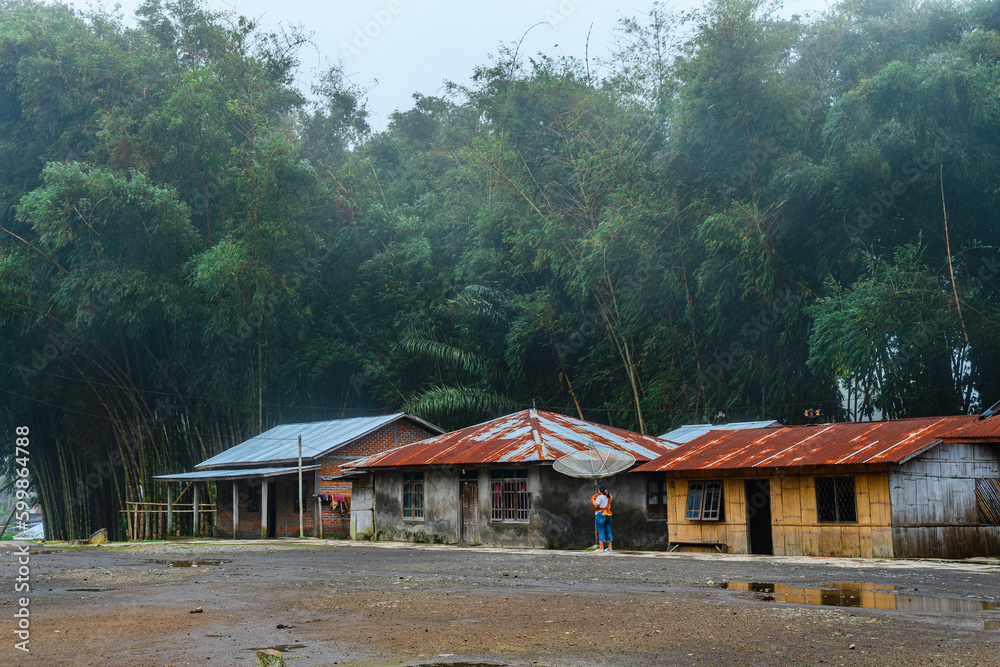shanty town of flores island, indonesia shanty town of flores island, indonesia