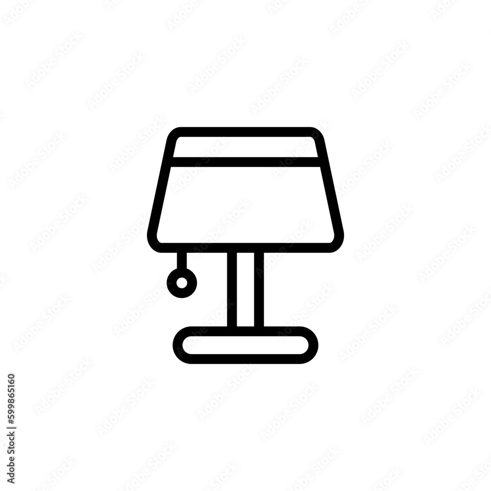 table lamp sign symbol vector table lamp sign symbol vector