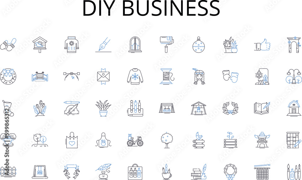 Diy business line icons collection. Friendship, Brotherhood, Alliance, Unity, Loyalty, Camaraderie, Solidarity vector and linear illustration. Support,Companionship,Comradery outline signs set
