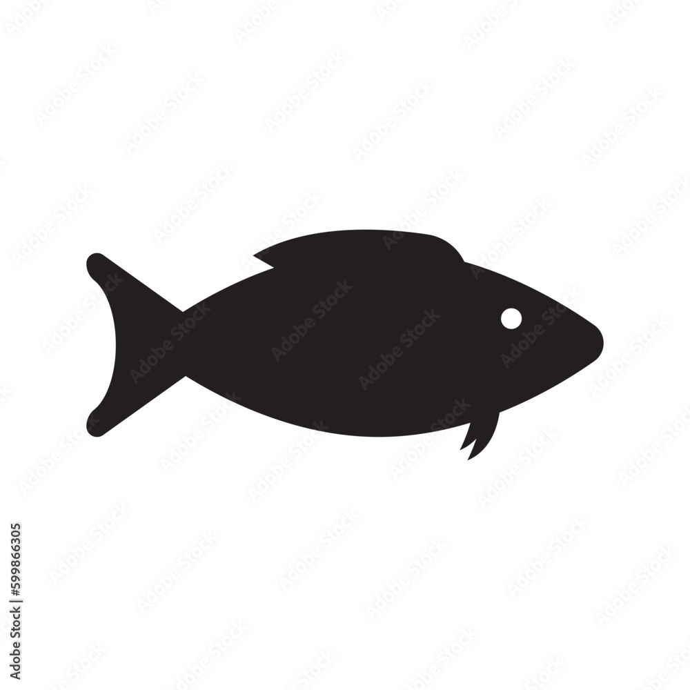 Obraz premium fish icon