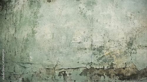Green gray cement concrete texture  grunge rough old stain gray background  vintage backdrop studio design. AI generative