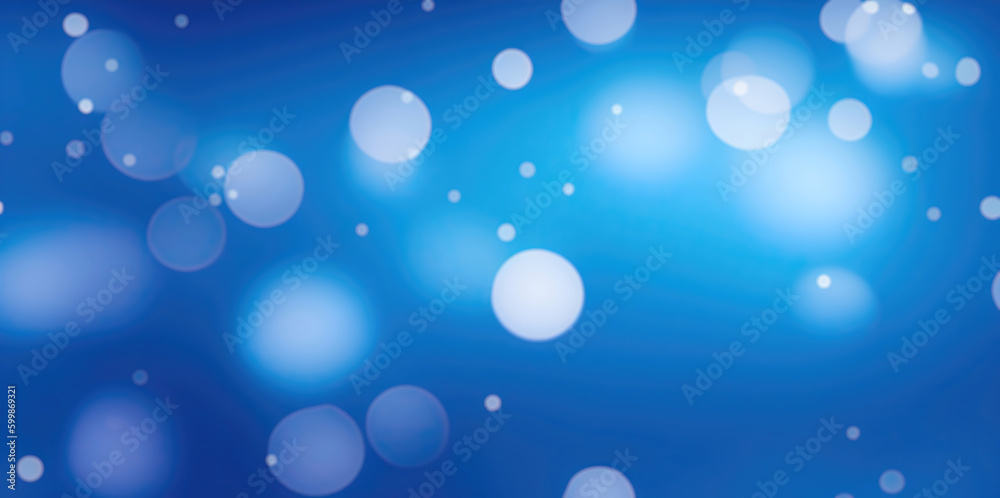 Abstract festive bokeh lights with soft light background.