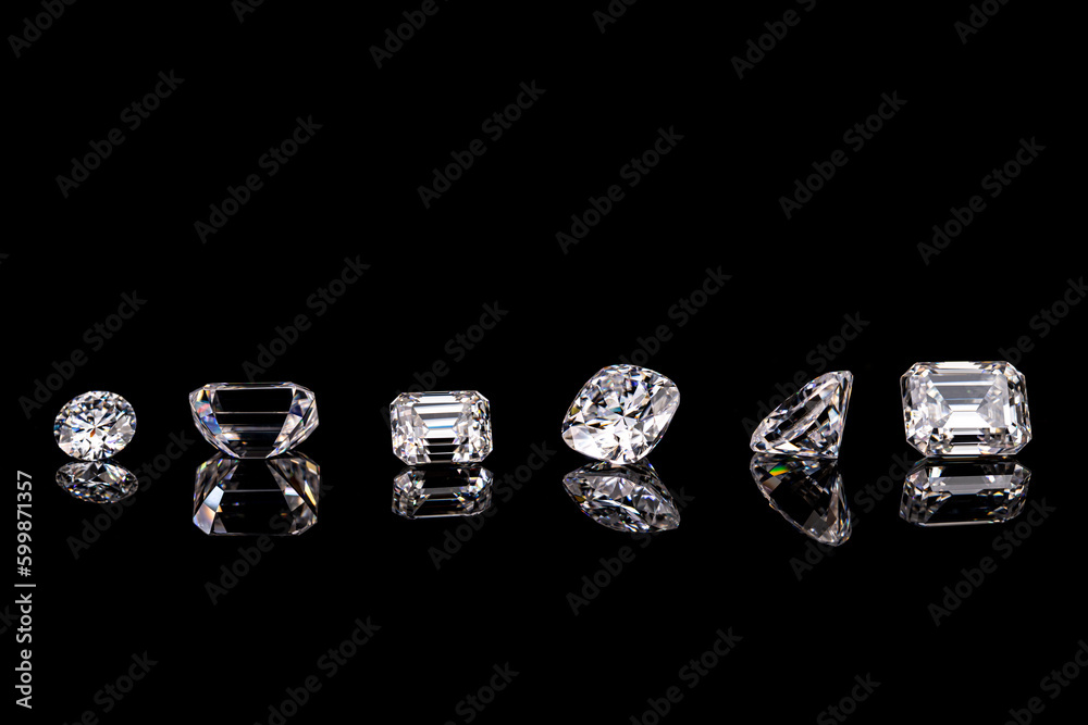 diamonds on black background diamonds on black background