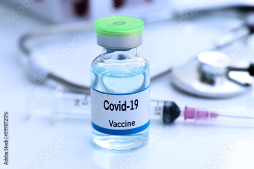 Covid-19 vaccine in a vial, immunization and treatment of infection