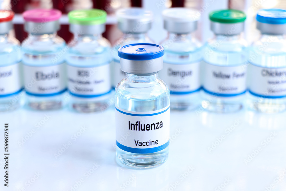 Influenza vaccine in a vial, immunization and treatment of infection Influenza vaccine in a vial, immunization and treatment of infection