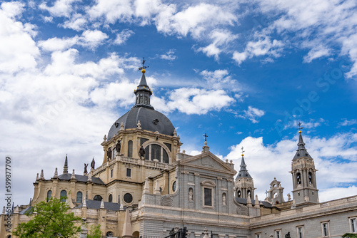 Almudena Cathedral in madrid, Spain