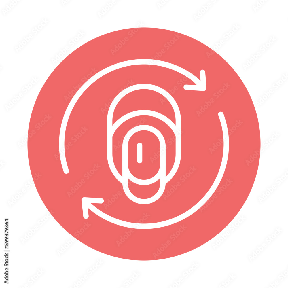 Vein transplant line icon. Isolated vector element. Vein transplant line icon. Isolated vector element.