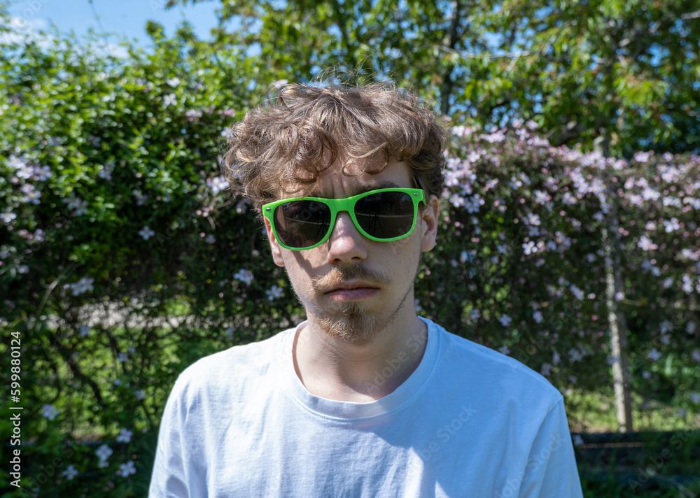 Portrait of a man wearing sunglasses Portrait of a man wearing sunglasses