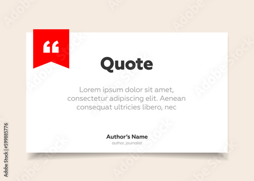 3D bubble testimonial banner, quote, infographic. Social media post template designs for quotes. Empty speech bubbles, quote bubbles and text box. Vector Illustration EPS10.