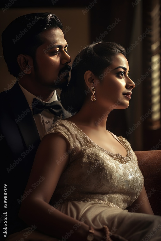 Happy Handsome Groom and Beautiful Bride Pre-Wedding photography, generative AI Happy Handsome Groom and Beautiful Bride Pre-Wedding photography, generative AI