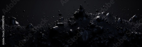 texture friday space black rough copy grey abstract grunge background dark old black. Generative AI.