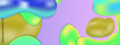 Vector modern colorful colourful abstract background with fluid shapes