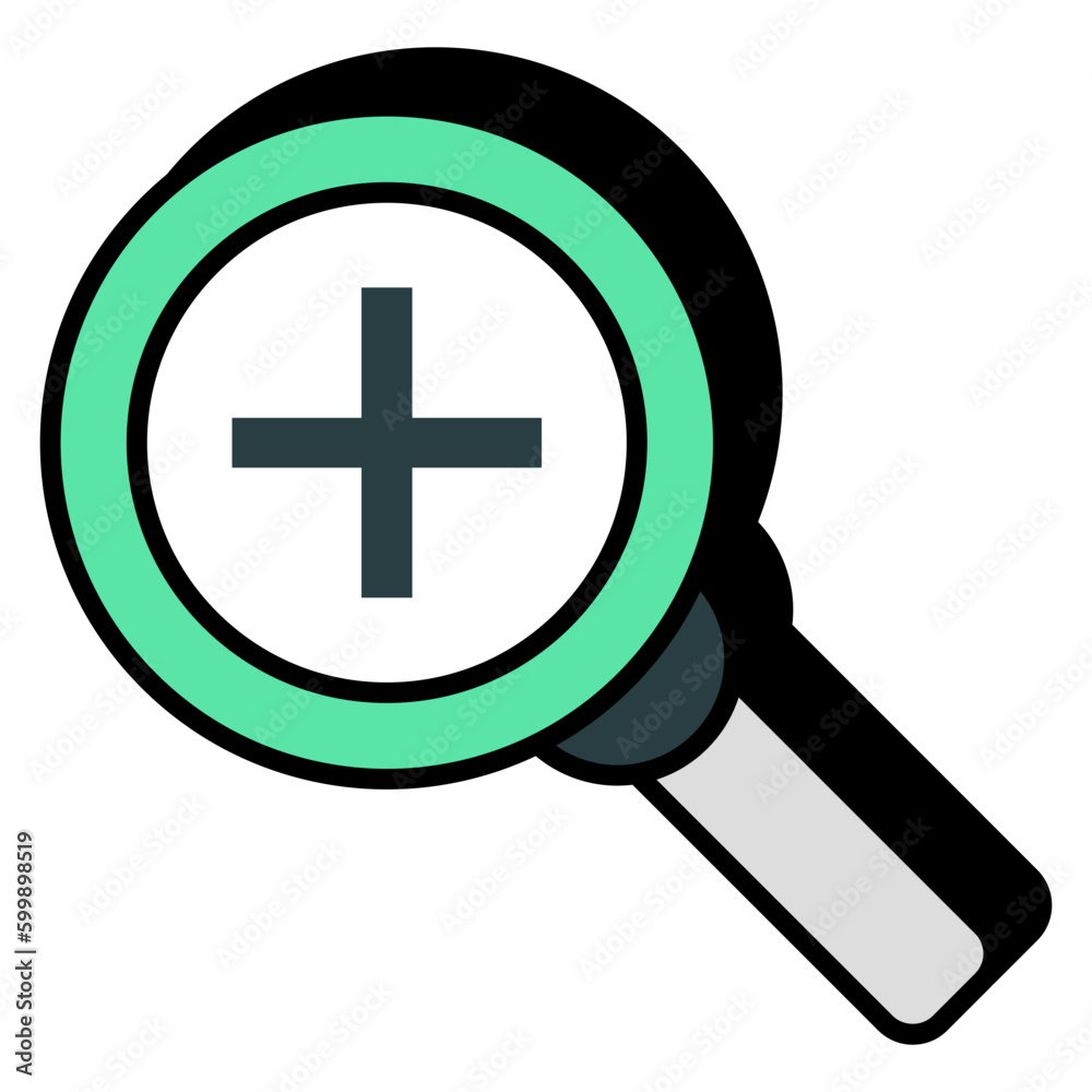 Fototapeta premium Trendy vector design of zoom in