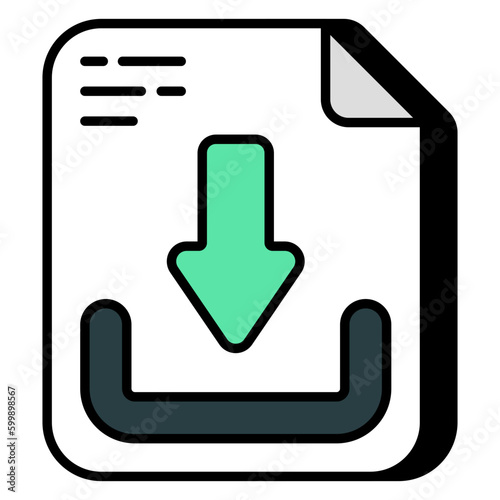 Perfect design icon of document
