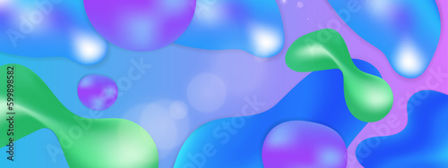 Vector colorful colourful gradient realistic liquid background