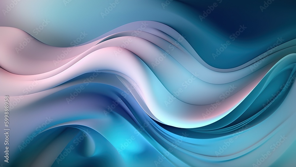 A blue background with a silk wavy pattern beautiful abstract 3D background A blue background with a silk wavy pattern beautiful abstract 3D background