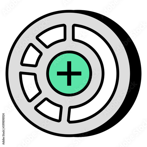 An icon design of add sign