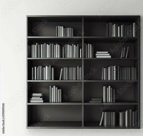 Bookshelf for advertisements