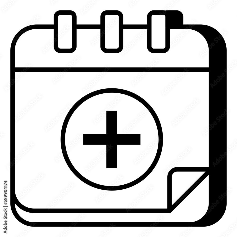 Editable design icon of calendar Editable design icon of calendar