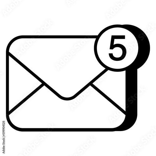 Premium download icon of incoming mail