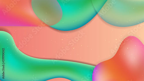 Vector abstract colorful colourful liquid background