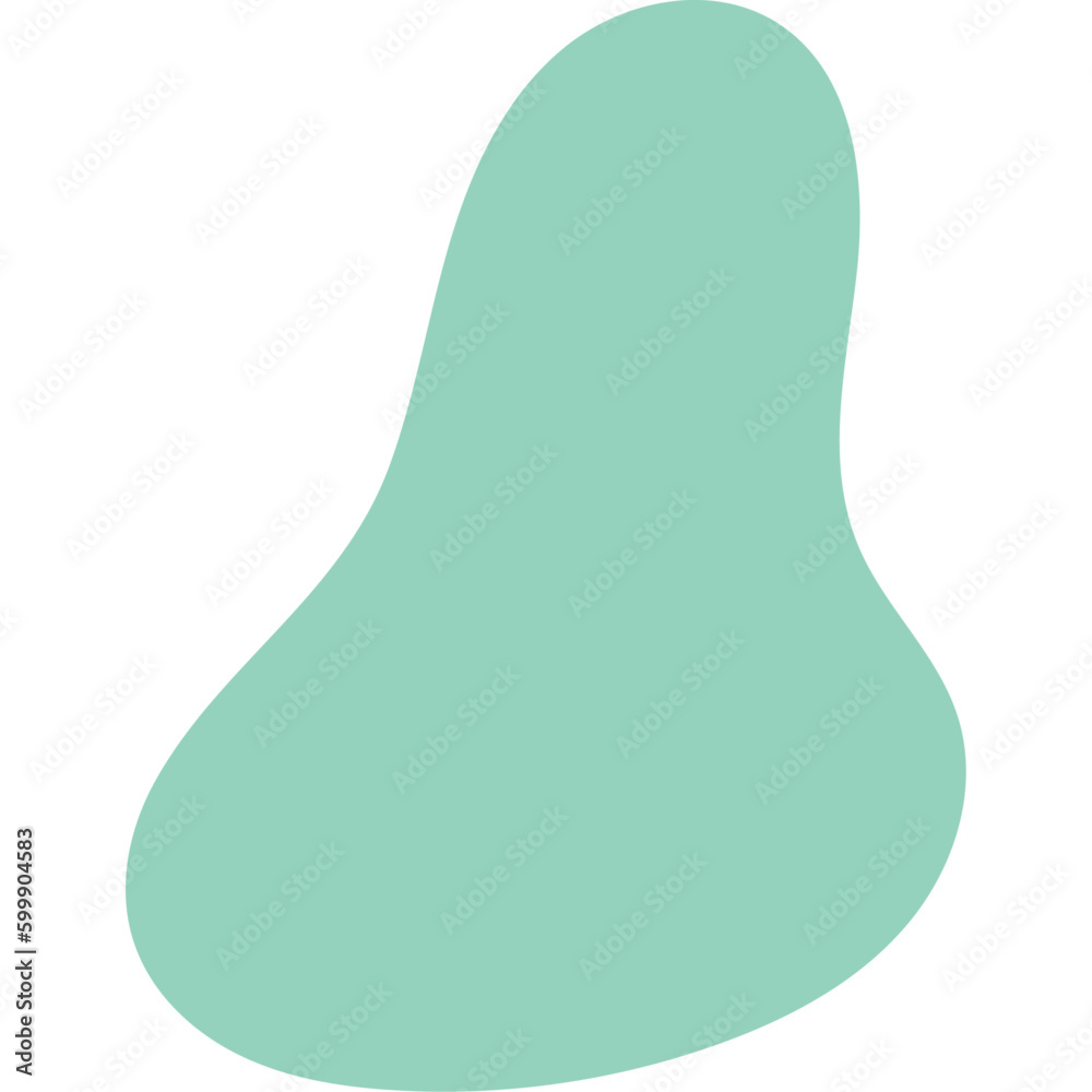 Abstract Green Shape