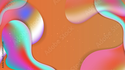 Vector colorful colourful gradient liquid background