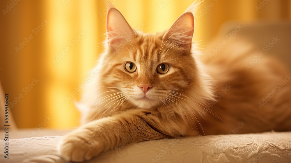 Portrait of a Ginger Cat