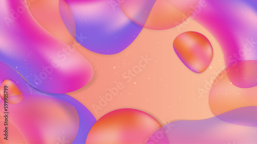 Vector modern colorful colourful abstract background with fluid shapes