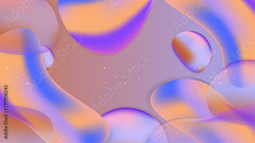 Vector modern colorful colourful abstract background with fluid shapes
