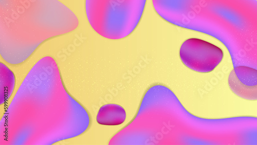 Vector modern colorful colourful abstract background with fluid shapes