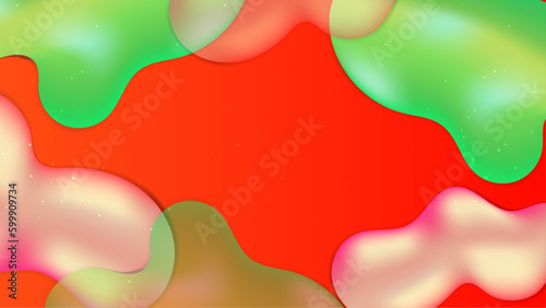 Vector abstract colorful colourful gradient background with fluid shapes
