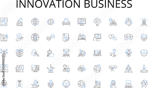 Innovation business line icons collection. Chronology, Schedule, Moment, Day, Hour, Minute, Second vector and linear illustration. Deadline,Stopwatch,Duration outline signs set