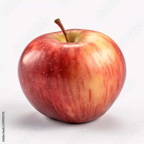 Apple isolated on transparent background cutout, generative AI