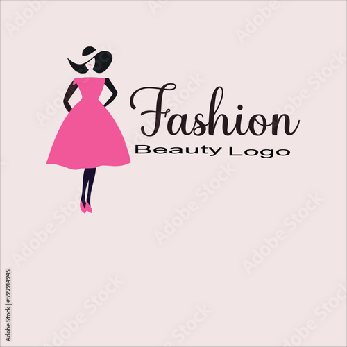 fashion logo creative women beauty life salon beauty logo