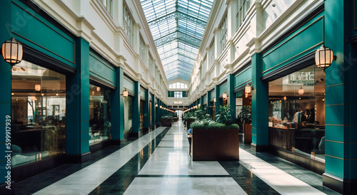 Wallpaper Mural high street in qatar mall interior and exterior shot Torontodigital.ca