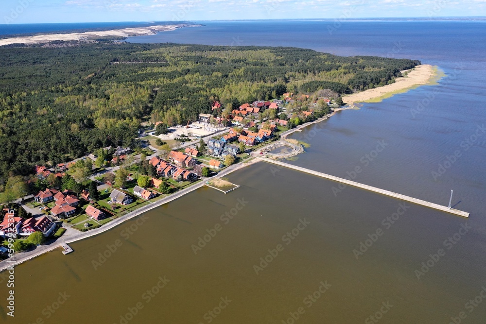 Birdsview on Pervalka, Nida island, Lithuania