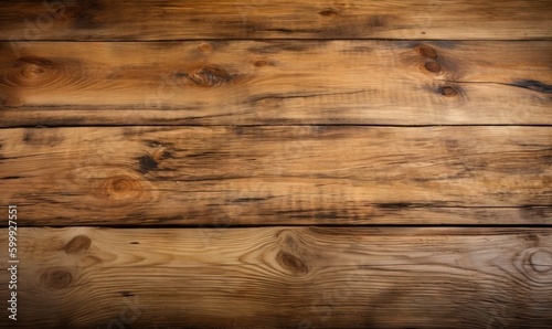  a wooden wall with some wood grains on top of it. generative ai