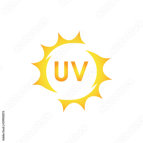 UV Protection Vector Icon, Ultraviolet Logo