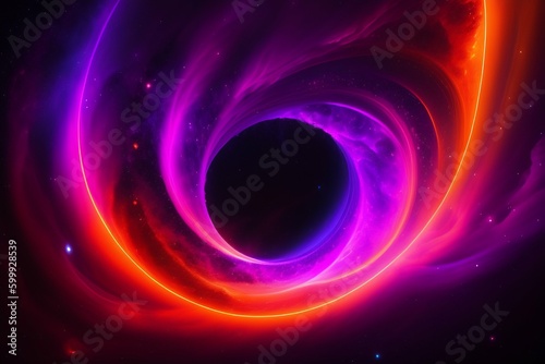 abstract background with glowing circles