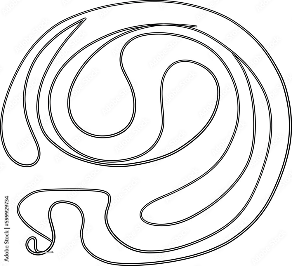 The figure is abstract line drawing.