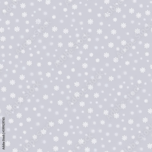 Seamless texture of a pattern of snowflakes. Created by a stable diffusion neural network.