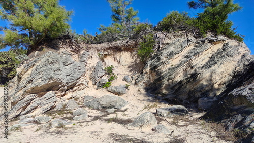 Bermuda Island tropical coastal landscape © totajla