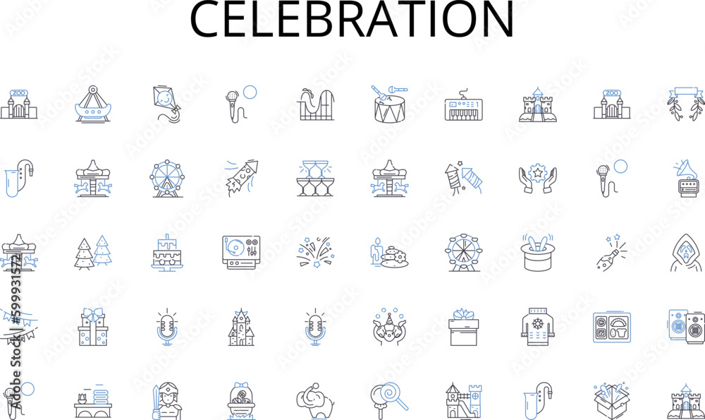 Celebration line icons collection. Innovative, Visionary, Ingenious, Inspired, Imaginative, Artistic, Inventive vector and linear illustration. Resourceful,Piering,Revolutionary outline signs set Celebration line icons collection. Innovative, Visionary, Ingenious, Inspired, Imaginative, Artistic, Inventive vector and linear illustration. Resourceful,Piering,Revolutionary outline signs set